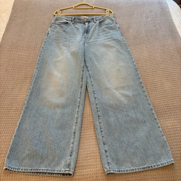 Madewell Superwide-Leg Airy Denim Edition Jean - Ahern wash - Size 30 - Picture 8 of 16